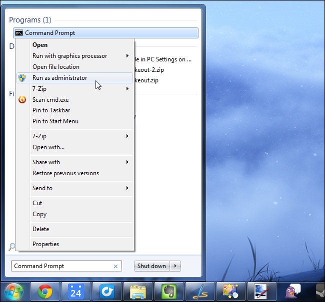 open-command-prompt-as-administrator-on-windows-7